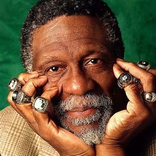 La Nba Llora La Muerte De Bill Russell, El Señor De Los Anillos
