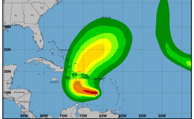 Franklin Se Acercará A Rd Este Martes; Sigue Advertencia De Que Traerá Muchas Lluvias