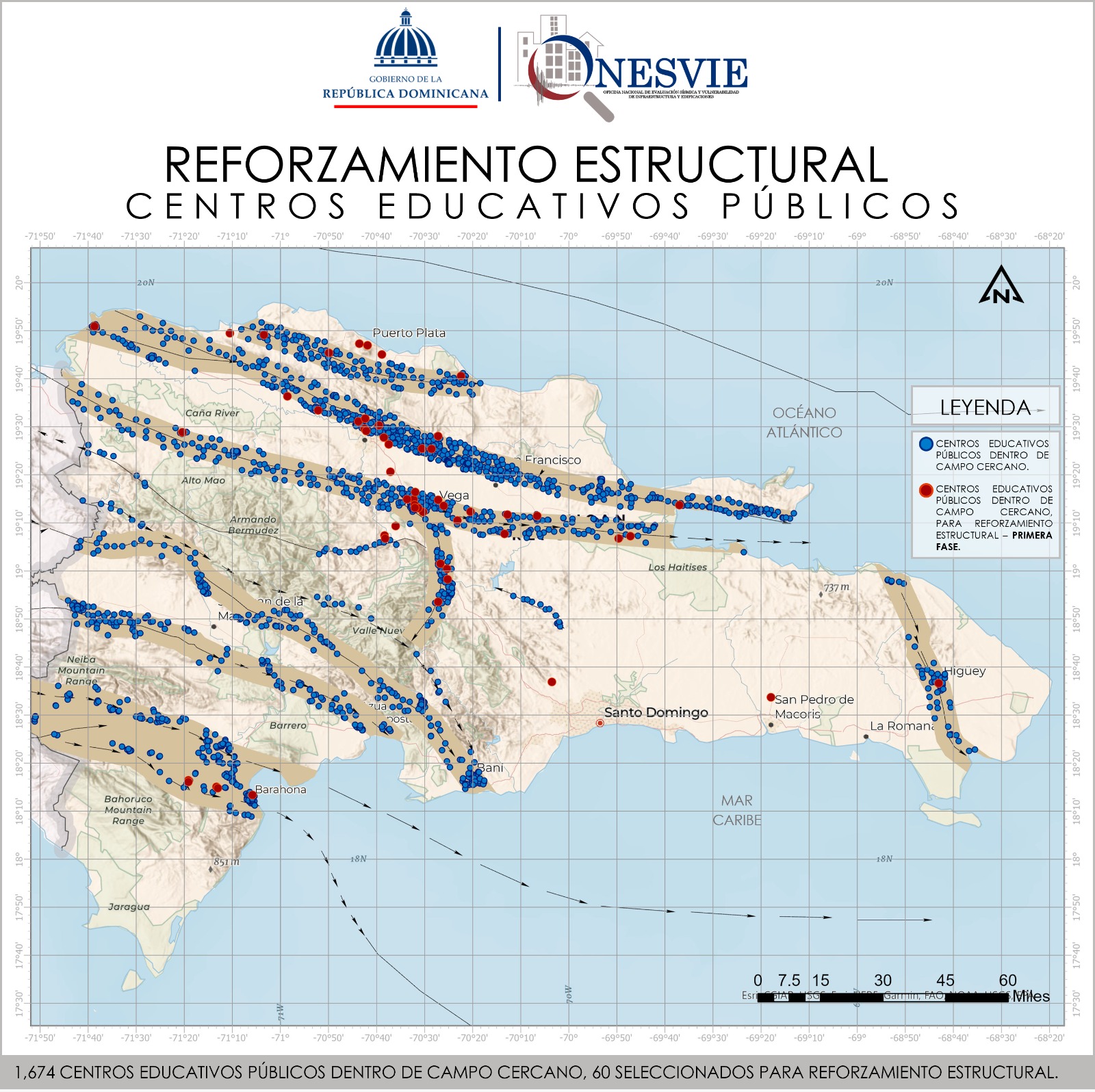 Evaluan 182 Edificios Escolares Cercanos A Fallas Sísmicas Y Serán Reforzados Por El Minerd