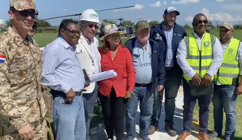 Misión De Oea Realizó Ayer Inspección Aérea Sobre Canal Y El Río Masacre