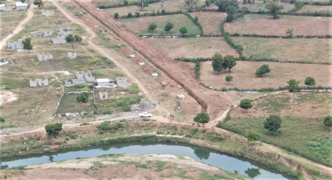 Así Va El Canal En El Río Masacre