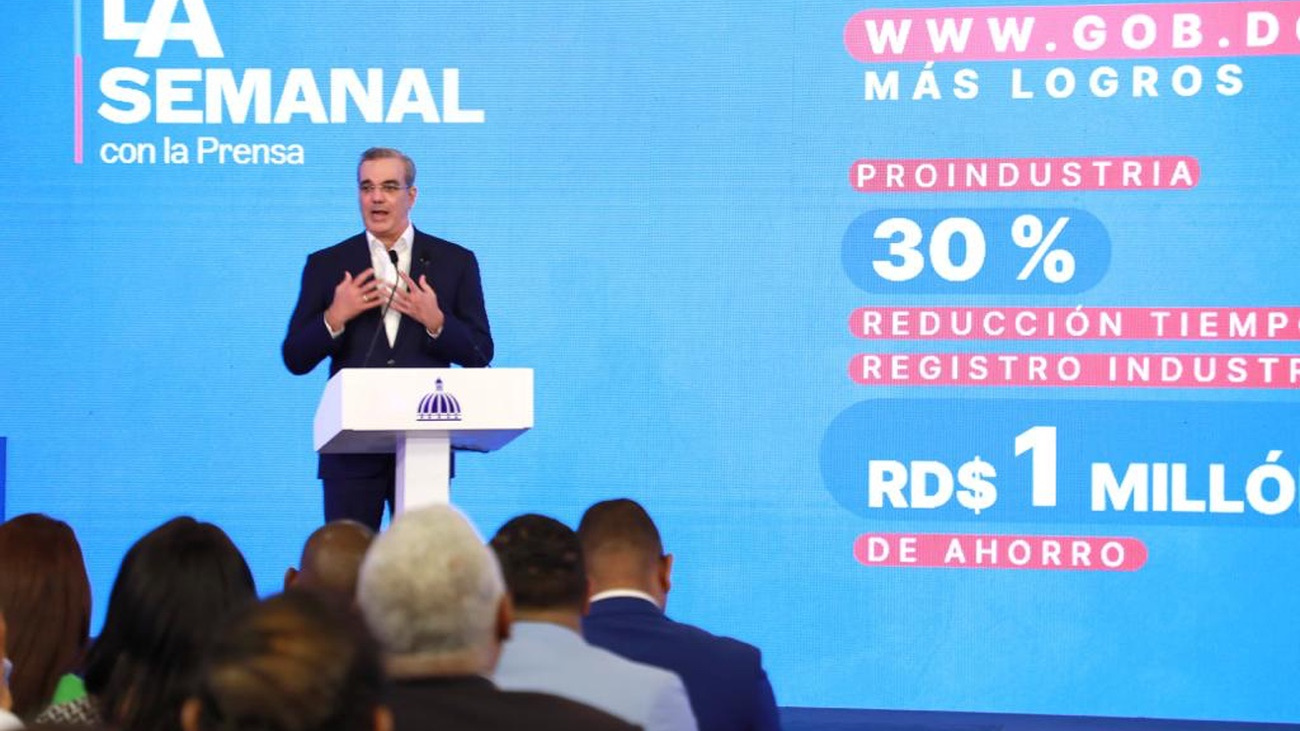 Presidente Abinader Presenta Logros Burocracia Cero; Portal Www.gob.do Alcanza Ahorros De Hasta Rd 60,000 Millones En 3 Años