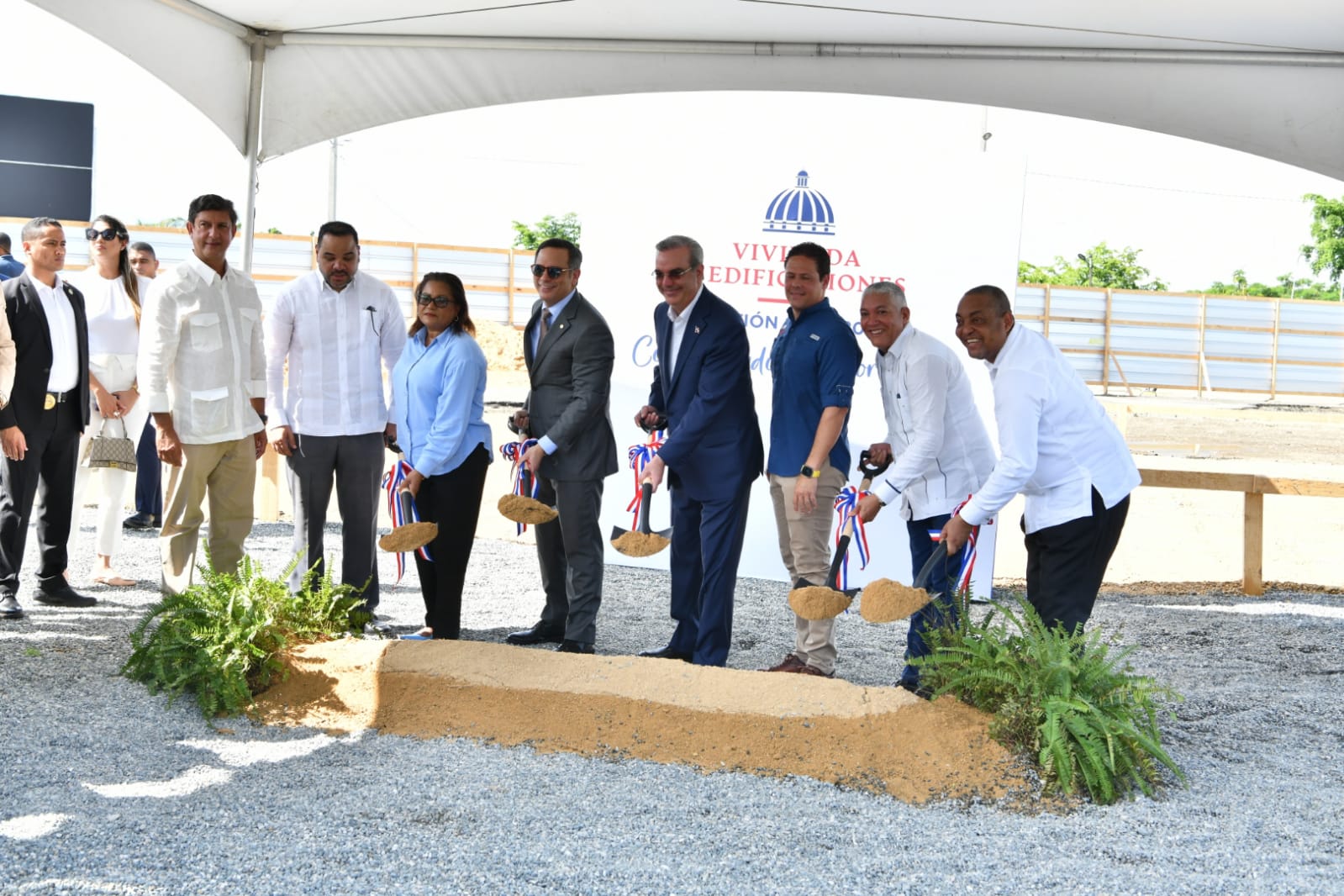 Luis Abinader Y Henry Molina Dejan Iniciada La Construcción De La Ciudad Judicial De Santo Domingo Oeste