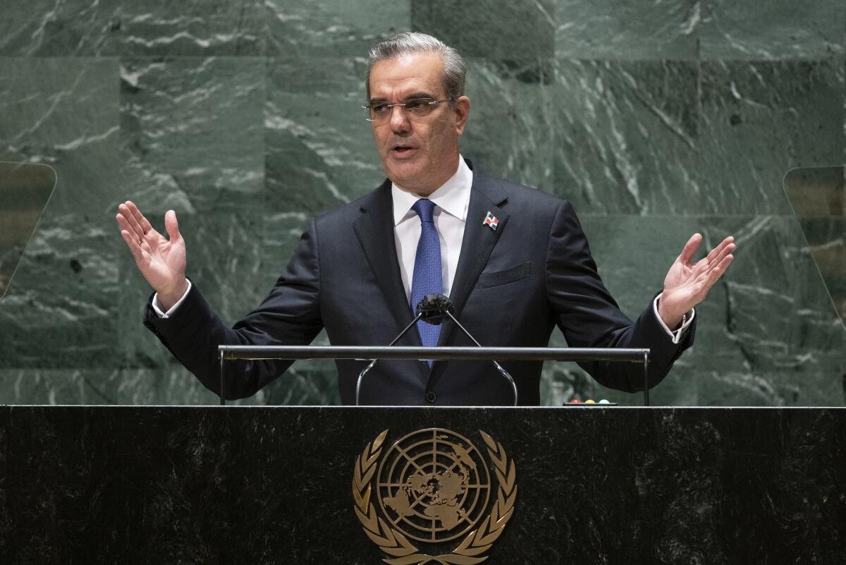 Abinader Expondrá Impasse Con Haití Ante La Asamblea De Onu