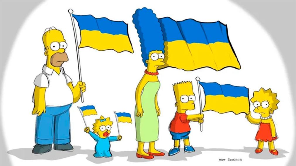 Los Simpson Mostraron Su Apoyo A Ucrania Tras El Ataque Ruso