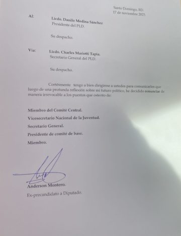 Renuncia Dirigente Político Del Pld En Elías Piña