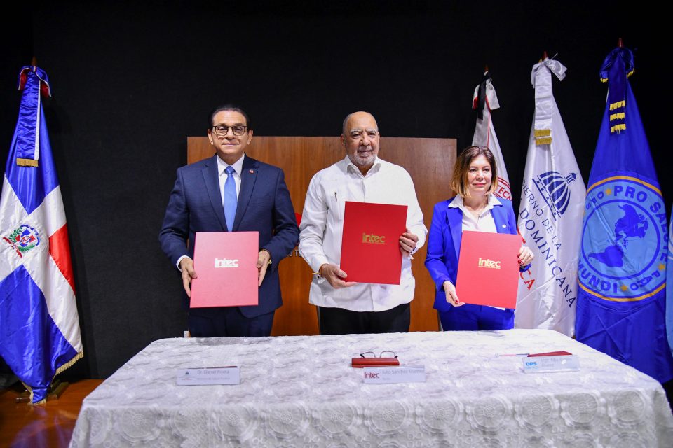 Msp, Intec Y Ops Firman Acuerdo Para El Posicionamiento De La Biblioteca Virtual De Salud En Rd