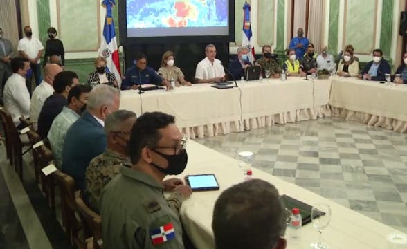 Abinader Convoca A Reunión A Los Organismos De Socorro Por Amenaza De Tormenta Franklin