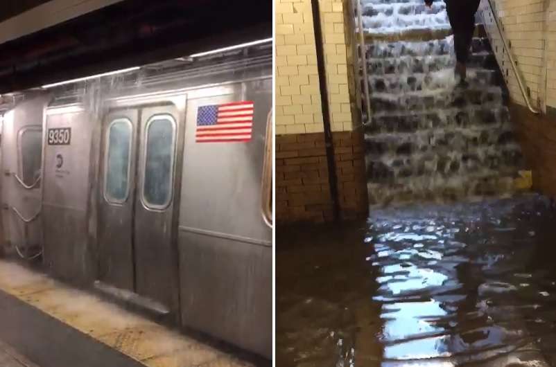 Declaran Nueva York En Estado De Emergencia Por Inundaciones En El Tren Y Otras Zonas