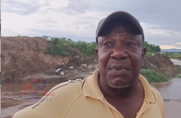 Pese A Crecidas Del Masacre, Trabajadores Se Mantienen Firmes En Construcción De Canal