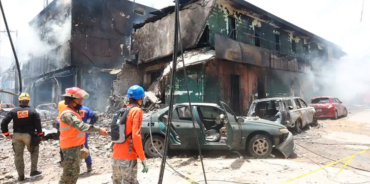Bomberos De San Cristóbal Sabían Antes De La Explosión Que Había Sustancias Peligrosas En Vidal Plast