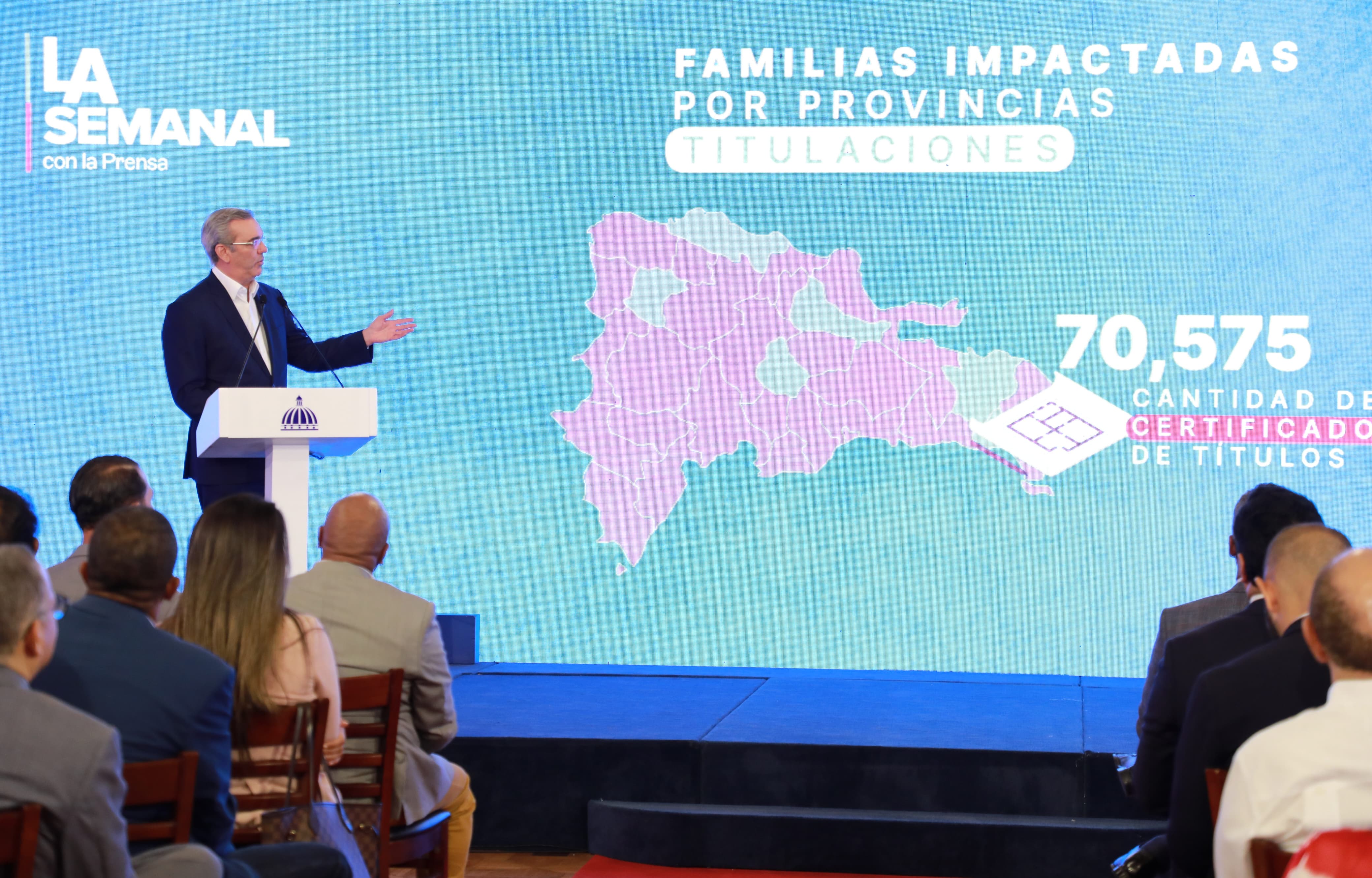 Presidente Abinader Informa Se Han Entregado Más De 50,000 Viviendas Y Más De 70,000 Títulos De Propiedad En Tres Años De Gobierno